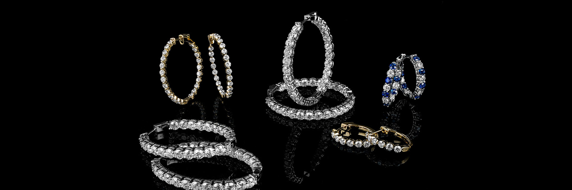 Collection of earrings Collection of earrings