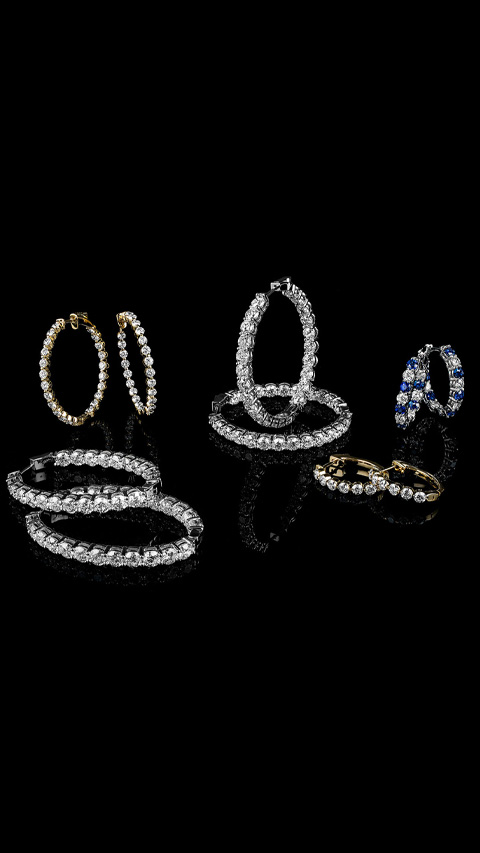 Collection of earrings Collection of earrings