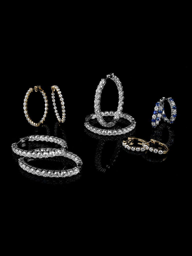 Collection of earrings Collection of earrings